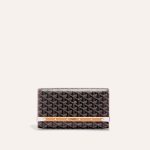 Goyard Monte-Carlo PM Clutch Black & Tan - Image 2